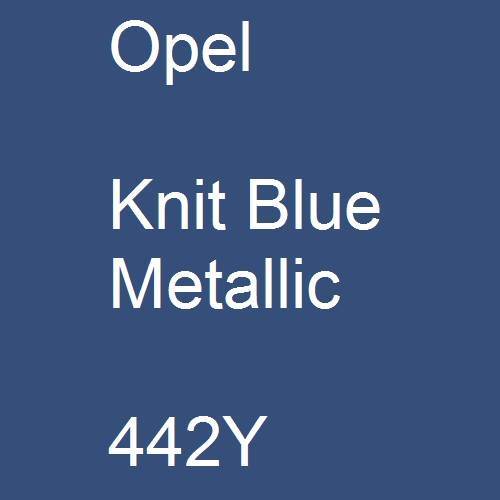 Opel, Knit Blue Metallic, 442Y.